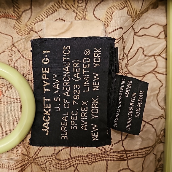 Heavy Leather Bomber Flight Jacket with Actual Relevant Patches sewn in. - Picture 4 of 16